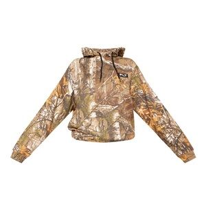 Khaki Camo Oversized Hoodie